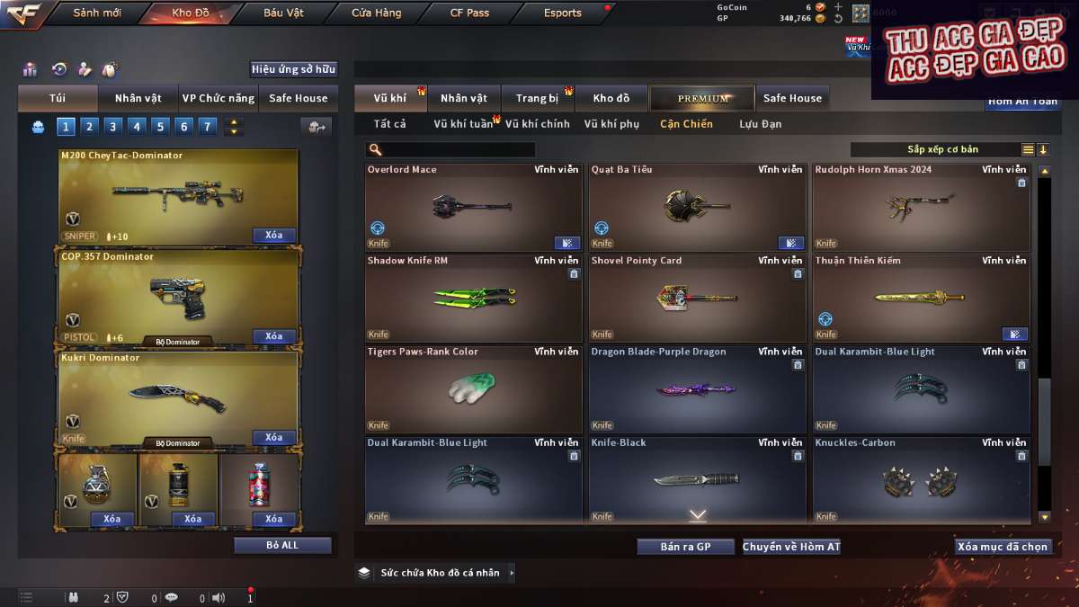 shop acc cf uy tin gia re